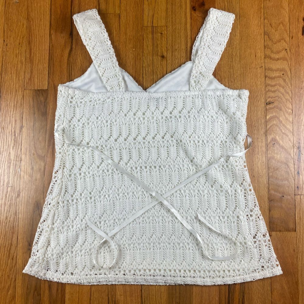 AB Studio Large White Y2K Tank - Picture 3 of 8